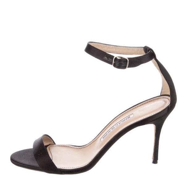 Manolo Blahnik Satin Sandals size 10.5 - Picture 3 of 5